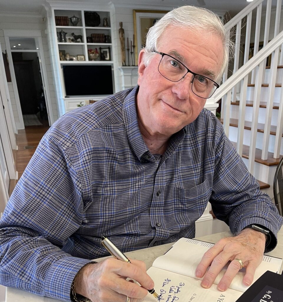 Photo of Dan Lumpkin at his desk